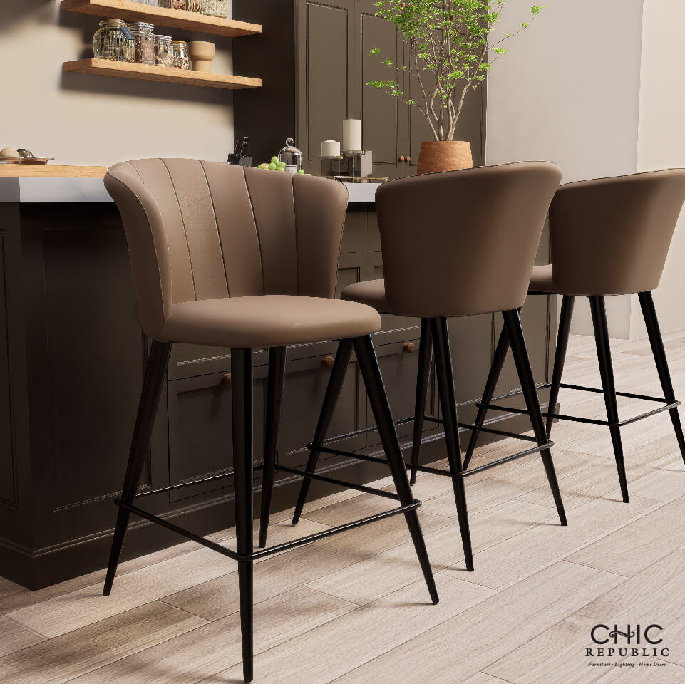 เก้าอี้บาร์ CHIC REPUBLIC รุ่น HARPER/65 สีน้ำตาล_8