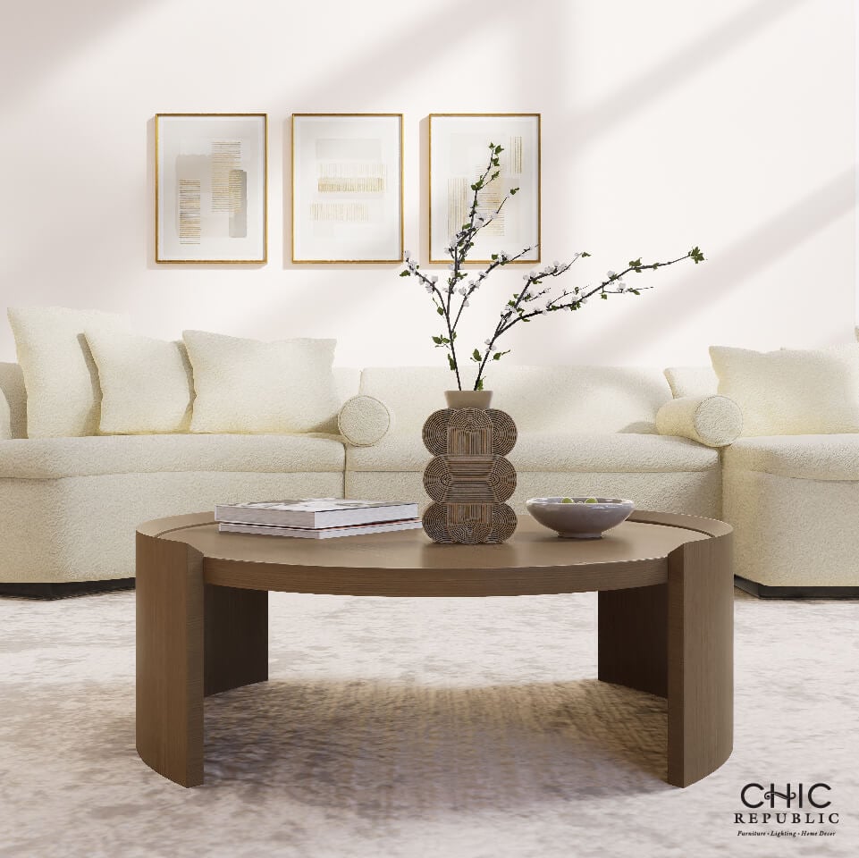 โต๊ะกลาง CHIC REPUBLIC รุ่น OCEAN/100 สีน้ำตาล