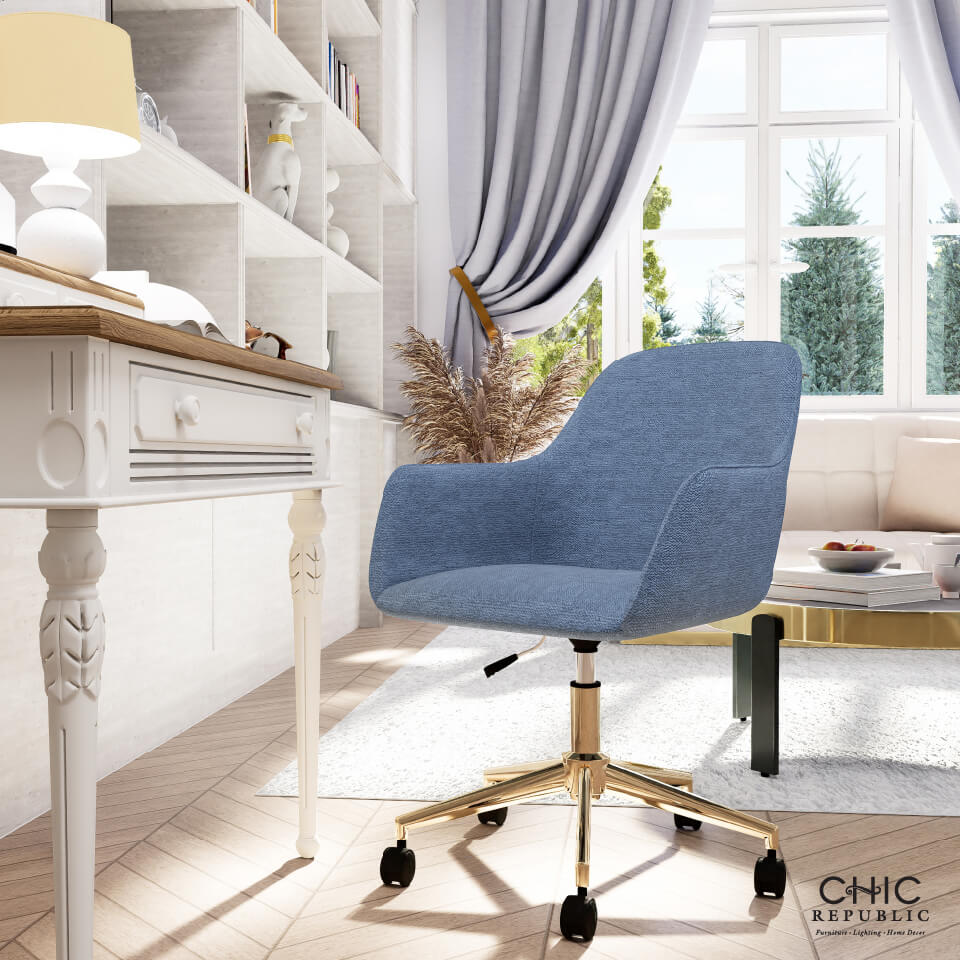 เก้าอี้สำนักงาน CHIC REPUBLIC KNOX สีฟ้า_8