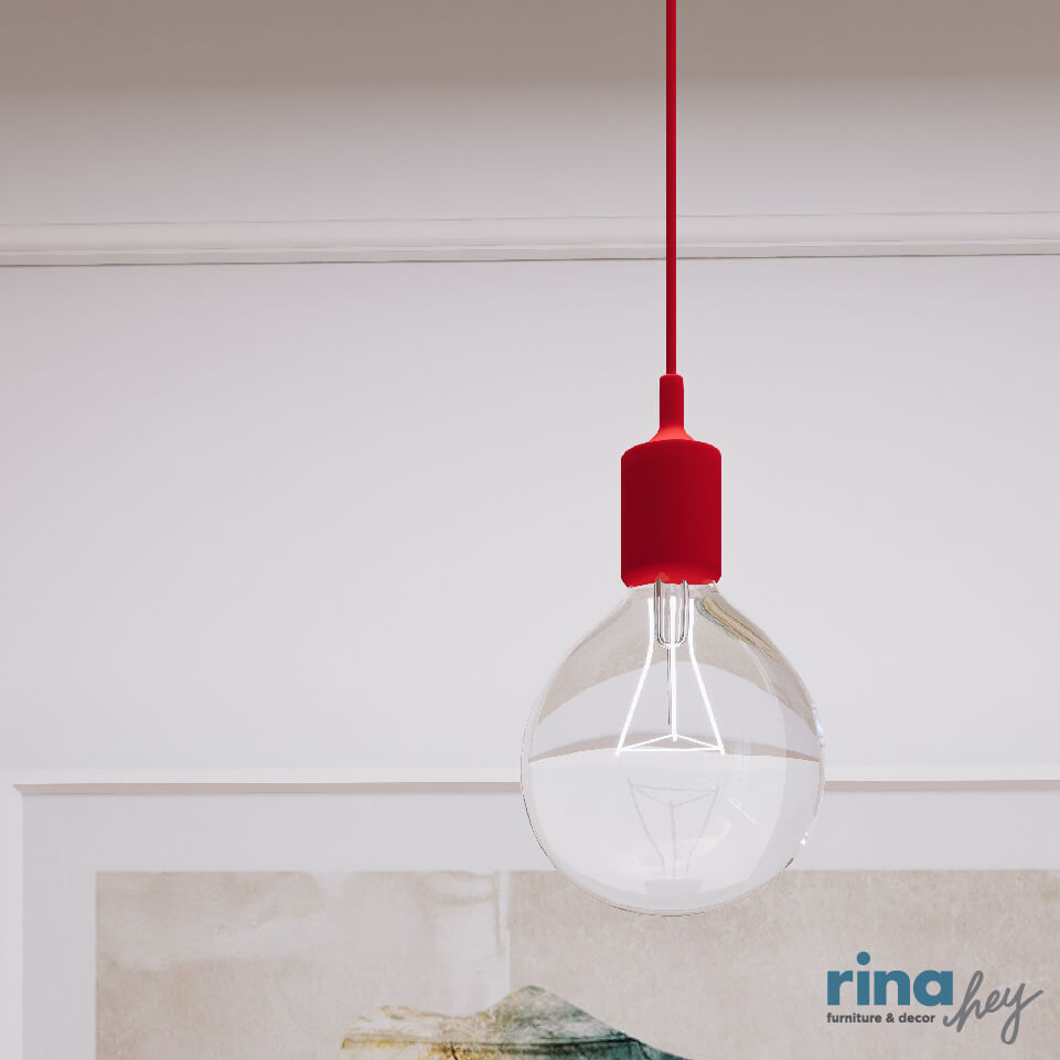 โคมไฟช่อ RINA HEY รุ่น VISBY/1 สีแดง