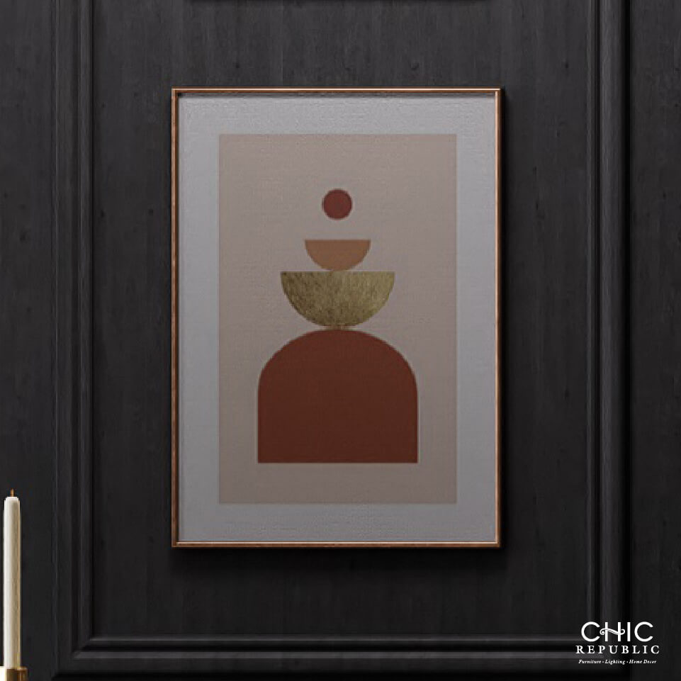 ภาพติดฝาผนัง CHIC REPUBLIC รุ่น COLORFUL GEOMETRY/50X70 หลากสี_5