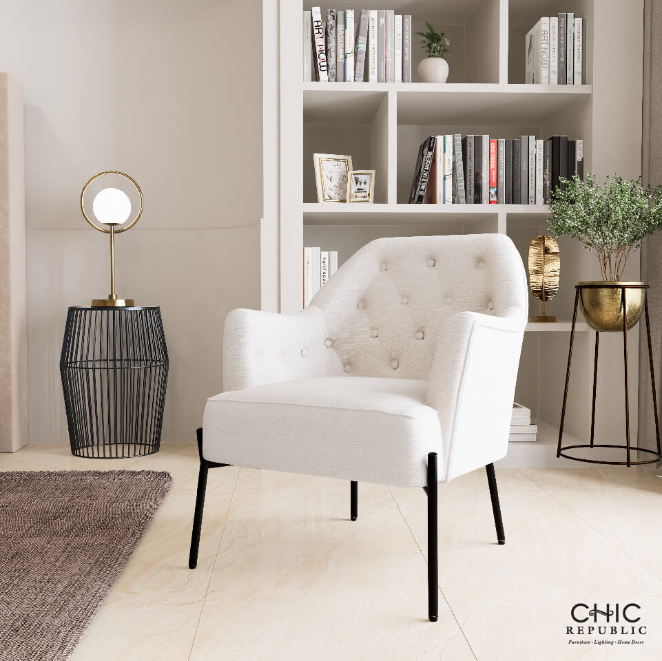 โซฟา 1 ที่นั่ง CHIC REPUBLIC รุ่น EIGER/1 สีเบจ
