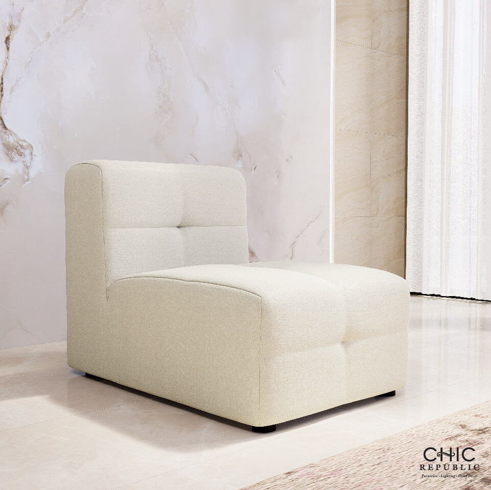 โซฟาที่นั่งเดี่ยว CHIC REPUBLIC รุ่น CHRISMAN สีขาว