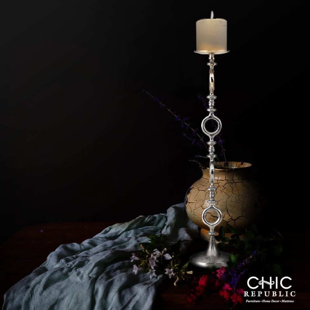 เชิงเทียน CHIC REPUBLIC รุ่น CONSTANTINO/67 สีนิกเกิล