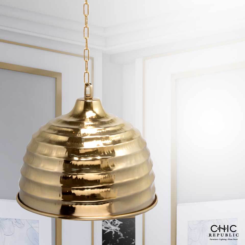 โคมไฟช่อ CHIC REPUBLIC รุ่น CASSANDRA/1 สีทอง