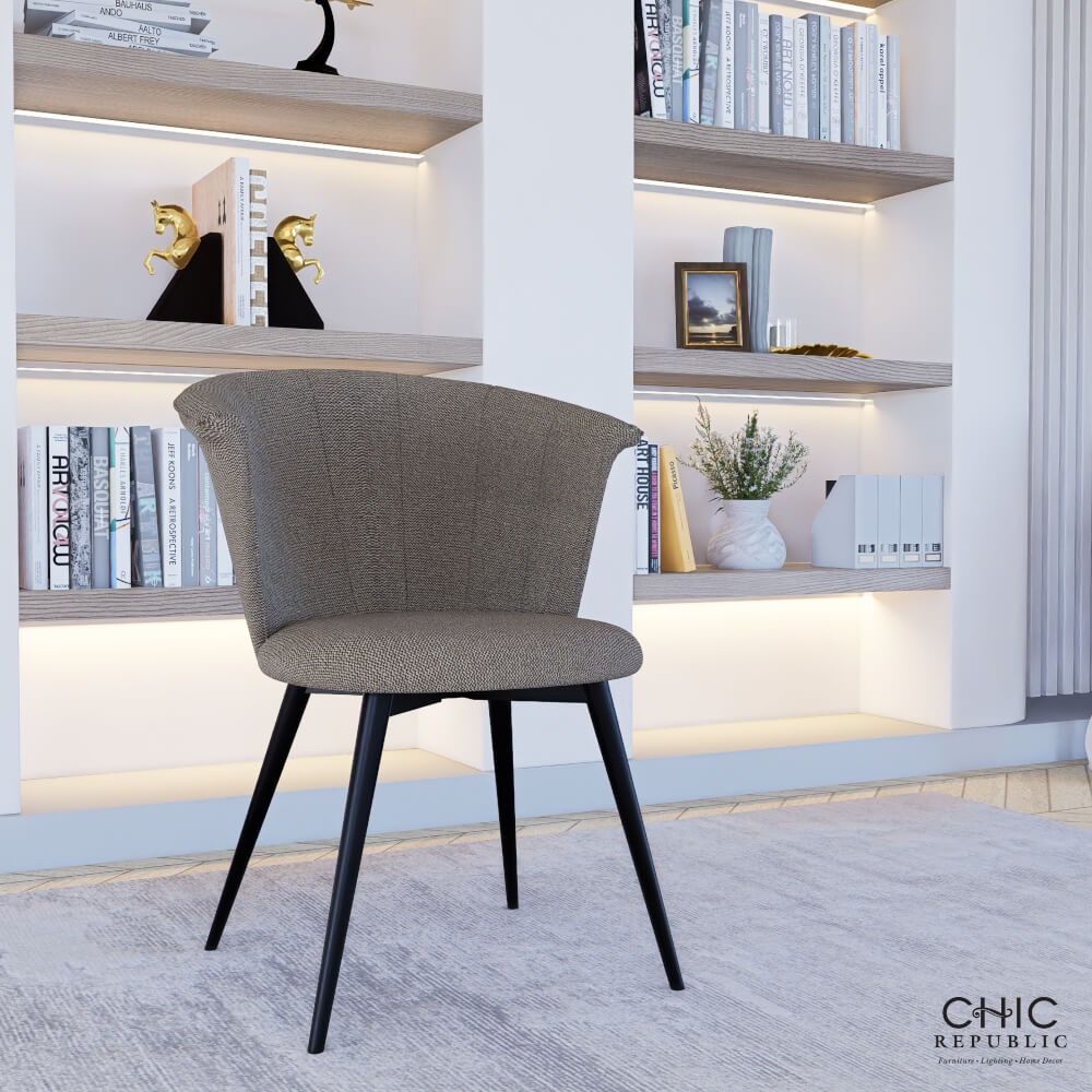 เก้าอี้รับประทานอาหาร CHIC REPUBLIC รุ่น BOTON สีน้ำตาล