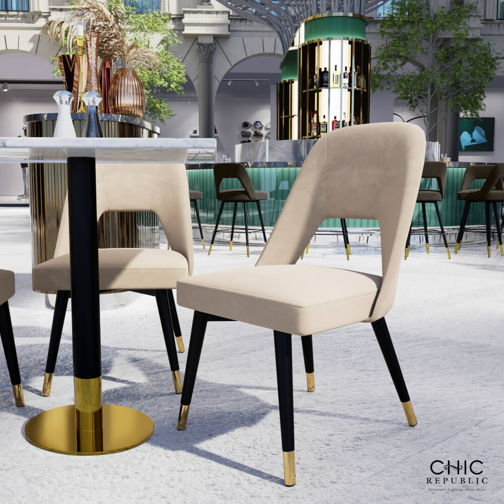 เก้าอี้รับประทานอาหาร CHIC REPUBLIC รุ่น KALLISTO สีน้ำตาลอ่อน