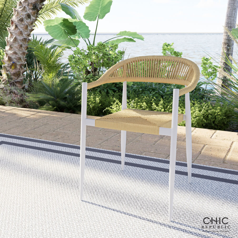 เก้าอี้สนาม CHIC REPUBLIC รุ่น NATUZ สีขาว