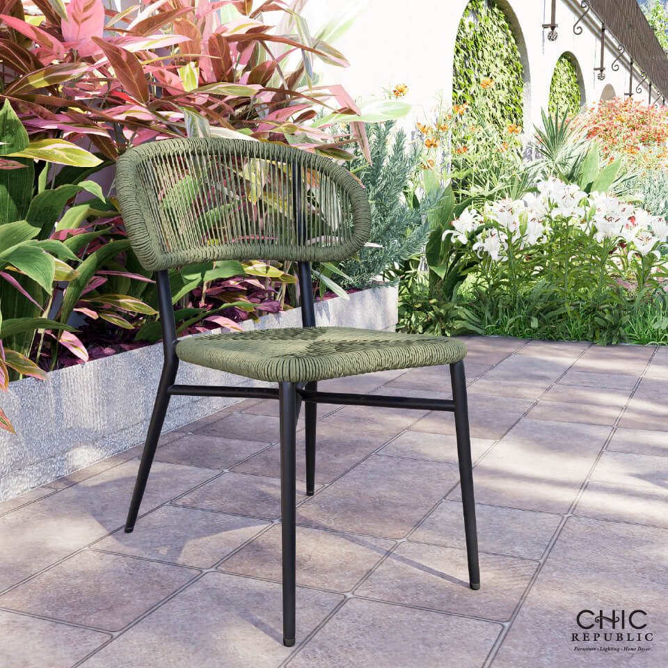 เก้าอี้สนาม CHIC REPUBLIC รุ่น MELBORN สีเทาเข้ม