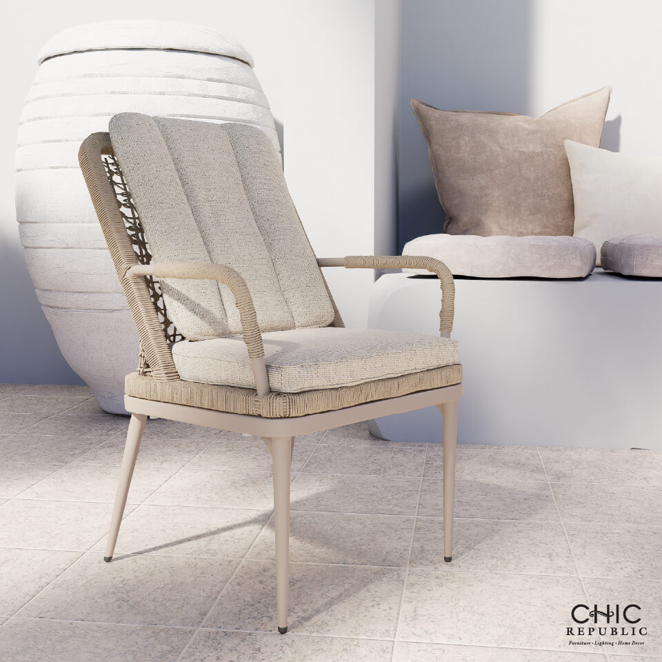 เก้าอี้สนาม CHIC REPUBLIC รุ่น PIENZA สีครีม