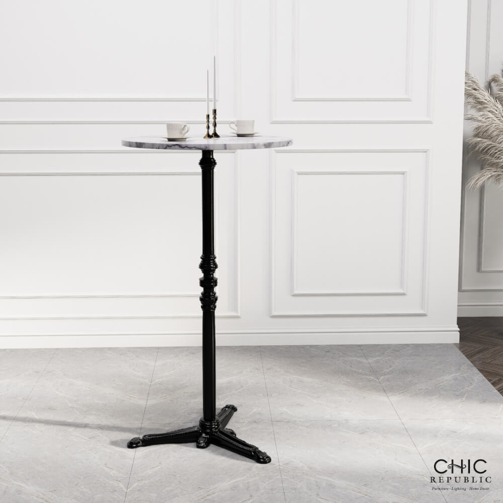 โต๊ะบาร์ CHIC REPUBLIC รุ่น PALAZZI CIRCLE/60 สีขาว