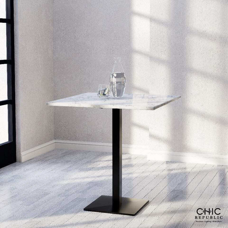 โต๊ะอาหาร CHIC REPUBLIC รุ่น MEZZA SQUARE/70 สีขาว