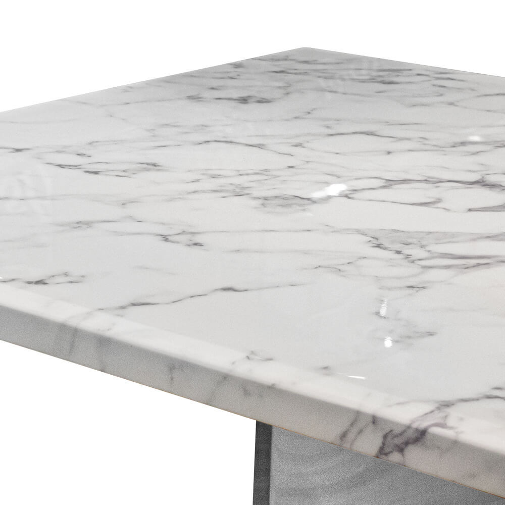 โต๊ะอาหาร CHIC REPUBLIC รุ่น AEOLUS-CH/240 MARBLE สีขาว_8