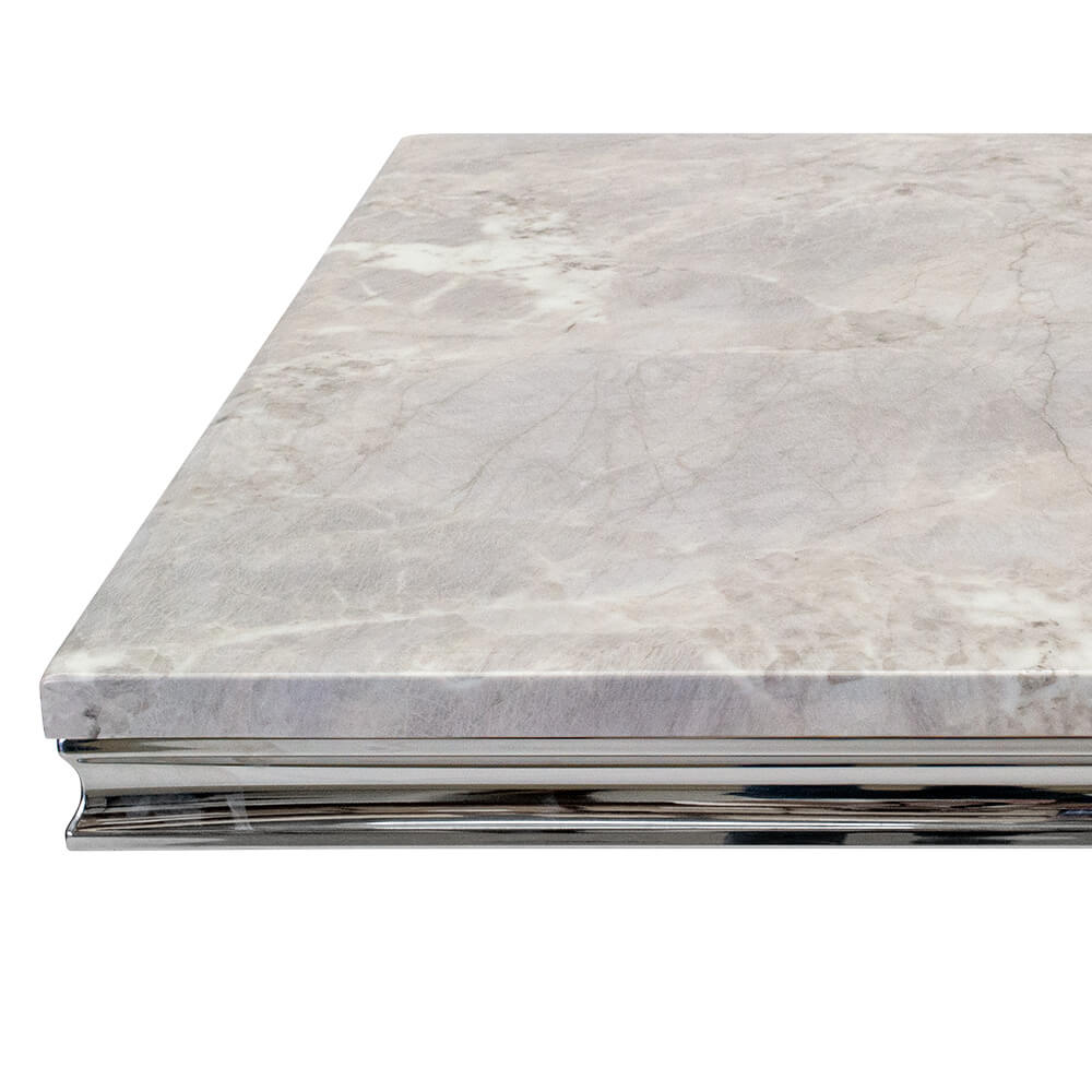โต๊ะอาหาร CHIC REPUBLIC รุ่น HERNANDEZ-CH/180 MARBLE สีเทาอ่อน