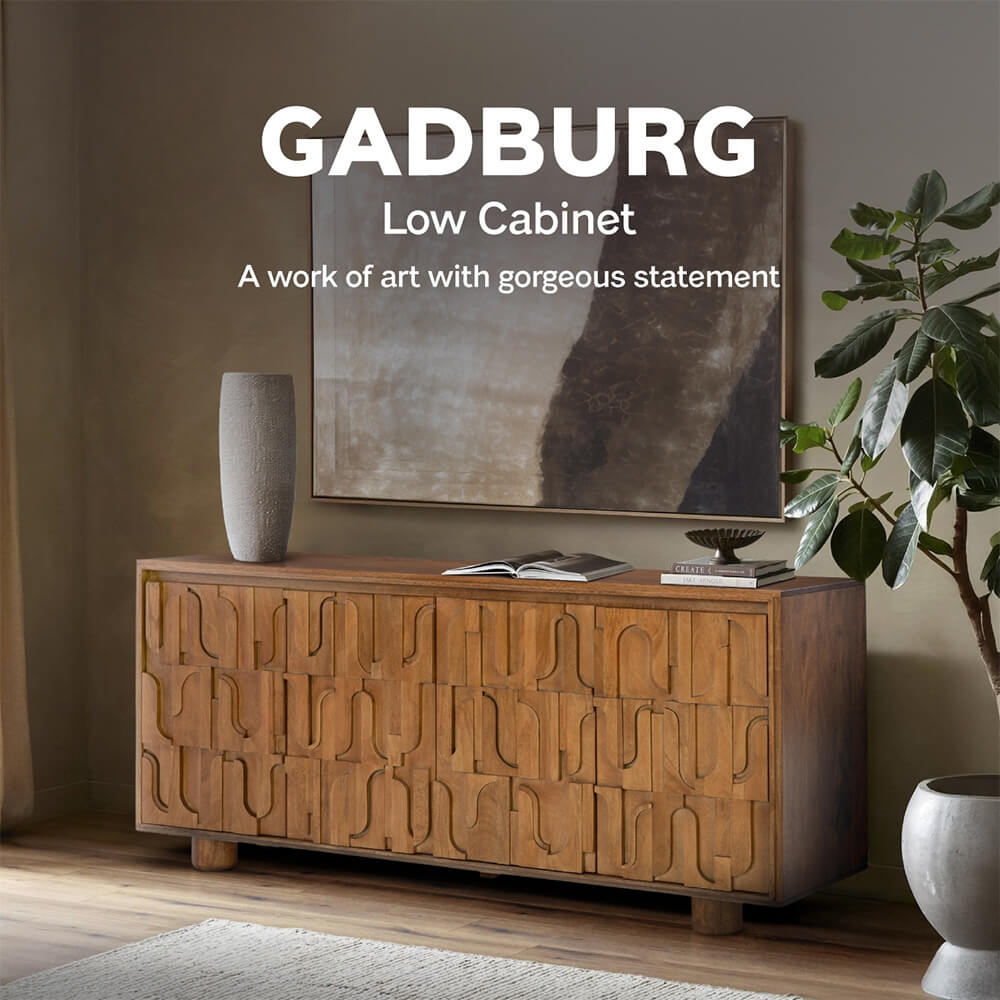 ตู้เตี้ยบานเปิด ASHLEY FURNITURE HOMESTORE รุ่น GADBURG/167 สีน้ำตาล