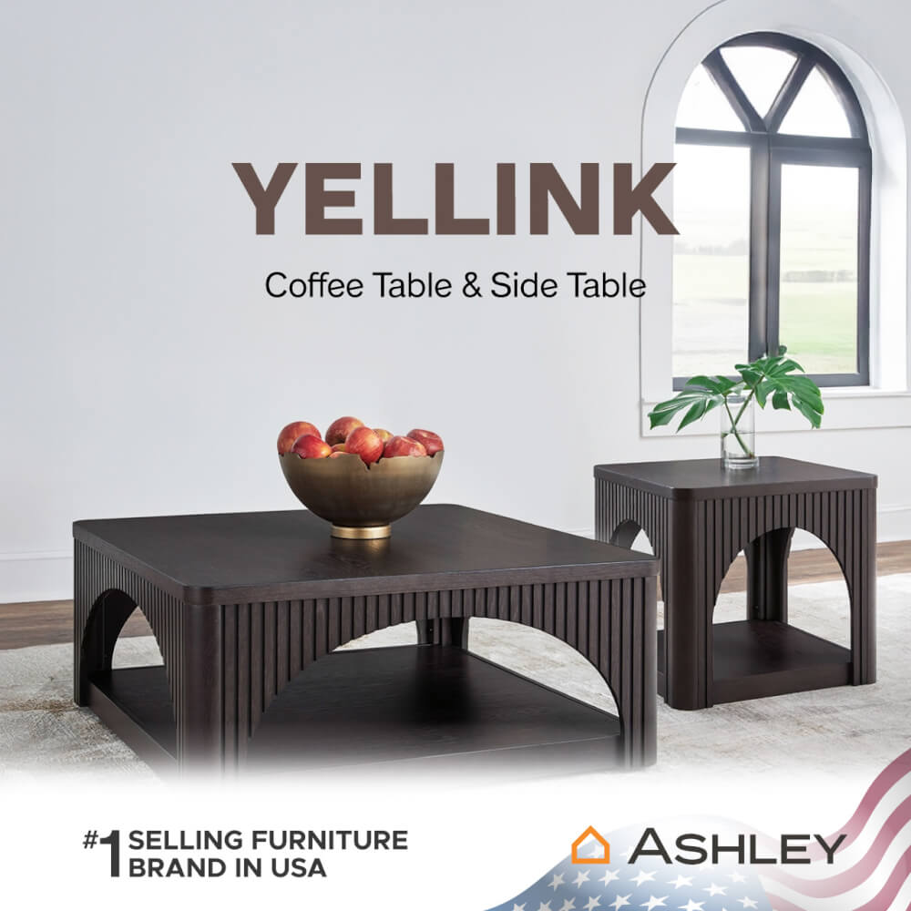 โต๊ะข้าง ASHLEY FURNITURE HOMESTORE รุ่น YELLINK/61 สีดำ_5