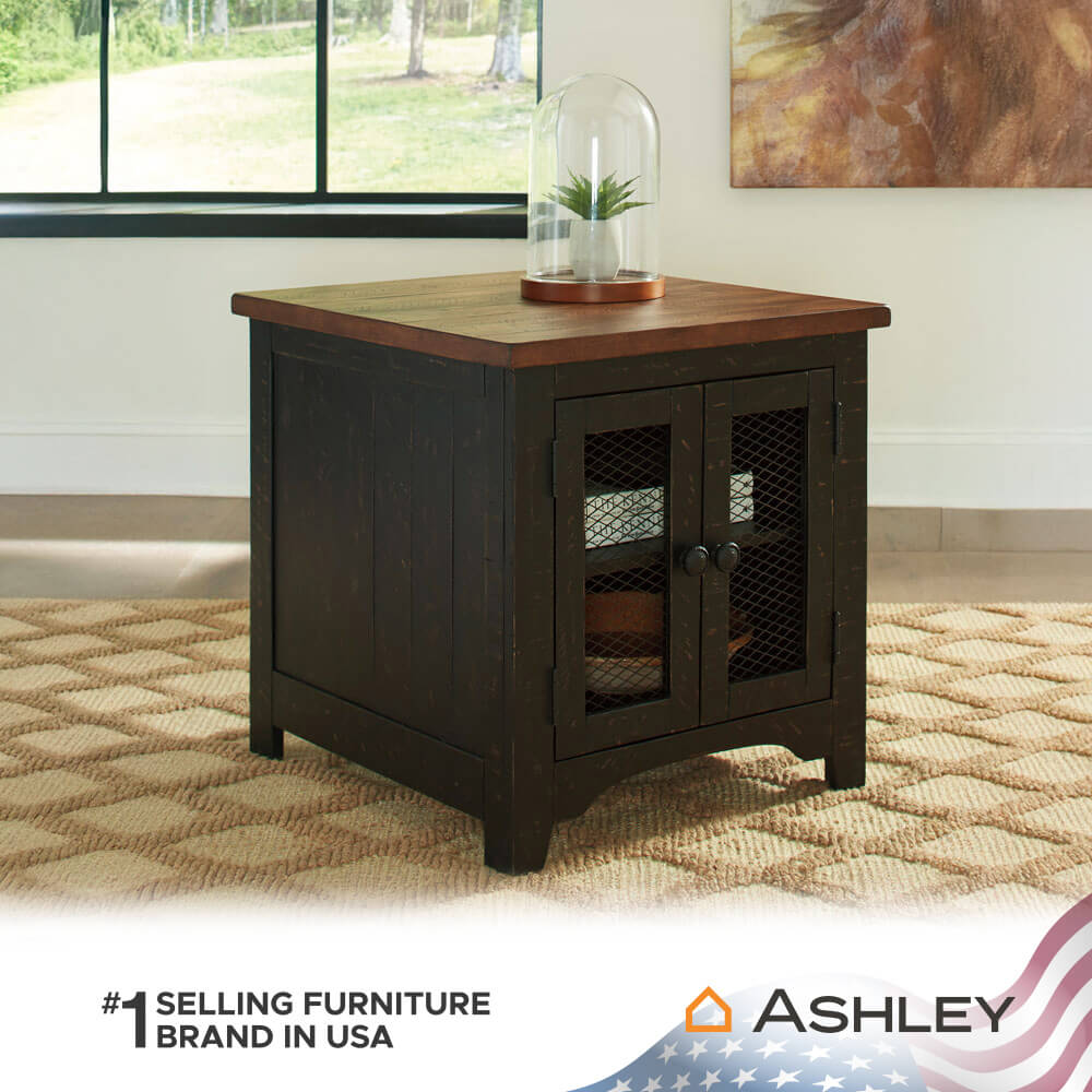 โต๊ะข้าง ASHLEY FURNITURE HOMESTORE รุ่น VALEBECK/61 สีดำ