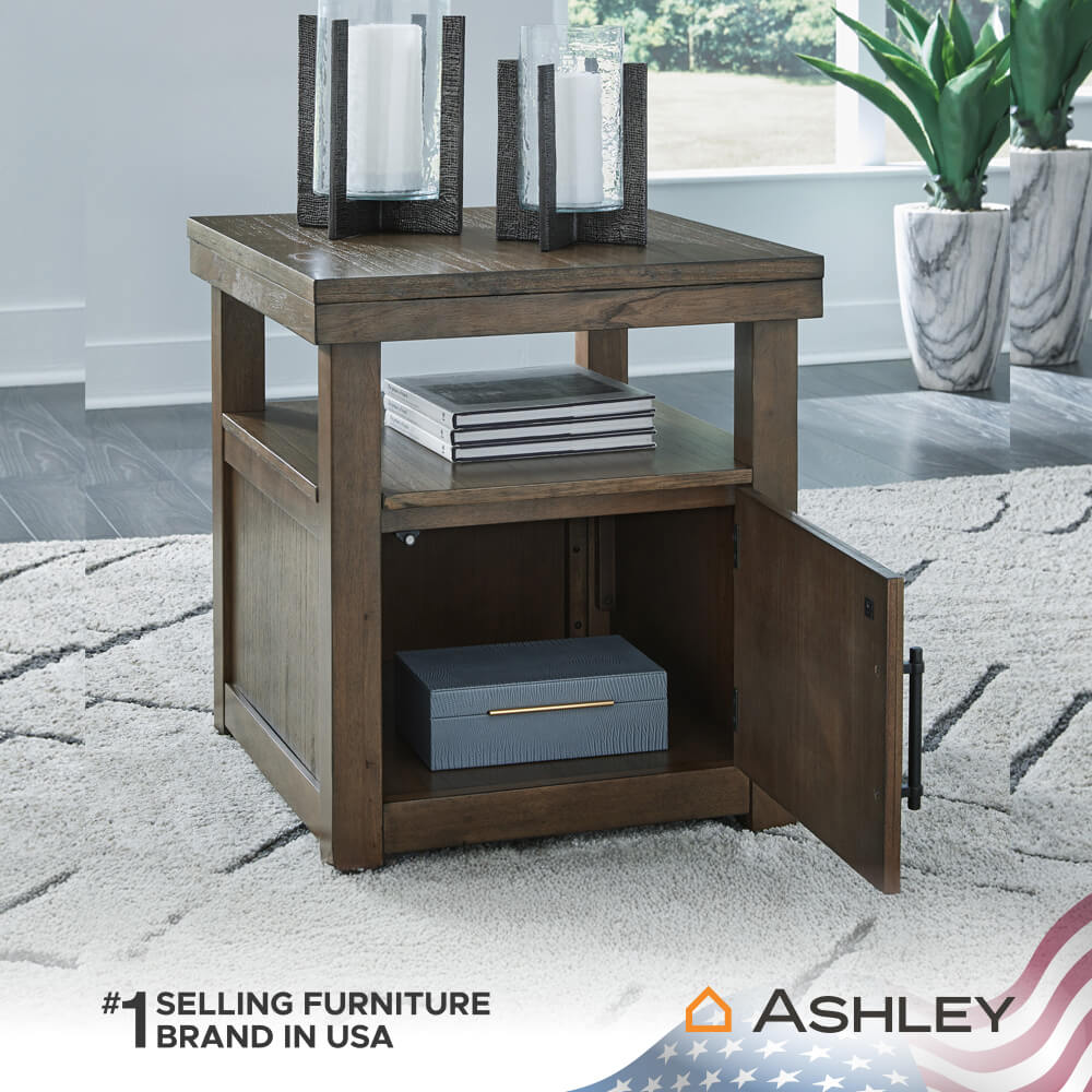 โต๊ะข้าง ASHLEY FURNITURE HOMESTORE รุ่น BOARDERNEST/60 สีน้ำตาล_6
