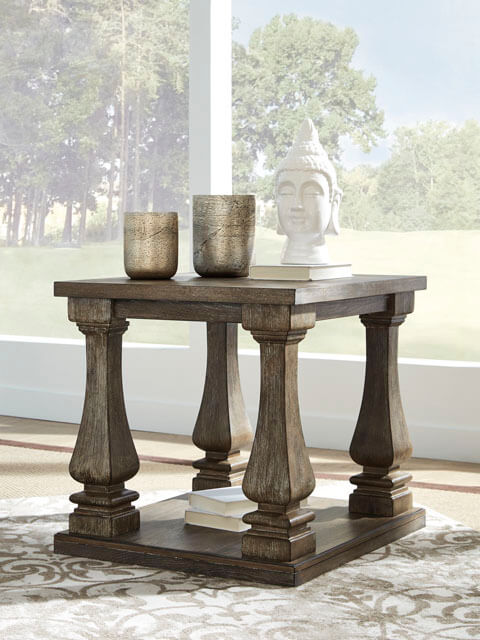 โต๊ะข้าง ASHLEY FURNITURE HOMESTORE รุ่น JOHNELLE/60 สีน้ำตาล