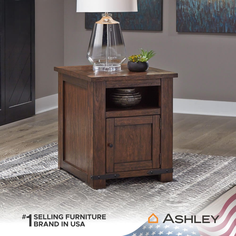 โต๊ะข้าง ASHLEY FURNITURE HOMESTORE รุ่น BUDMORE/56 สีน้ำตาล_6