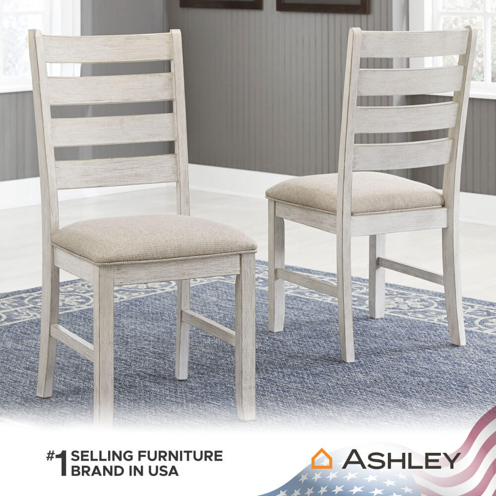 เก้าอี้ทานข้าว ASHLEY FURNITURE HOMESTORE รุ่น SKEMPTON สีน้ำตาลอ่อน_6