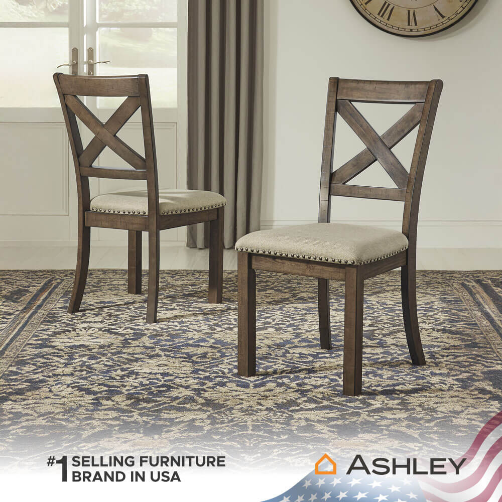 เก้าอี้ทานข้าว ASHLEY FURNITURE HOMESTORE รุ่น MORIVILLE สีเบจ_6