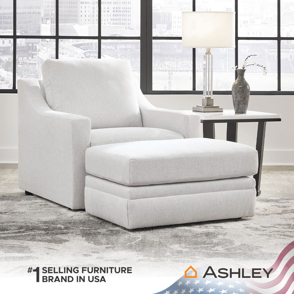 สตูล ASHLEY FURNITURE HOMESTORE รุ่น MAITELYNN สีขาว