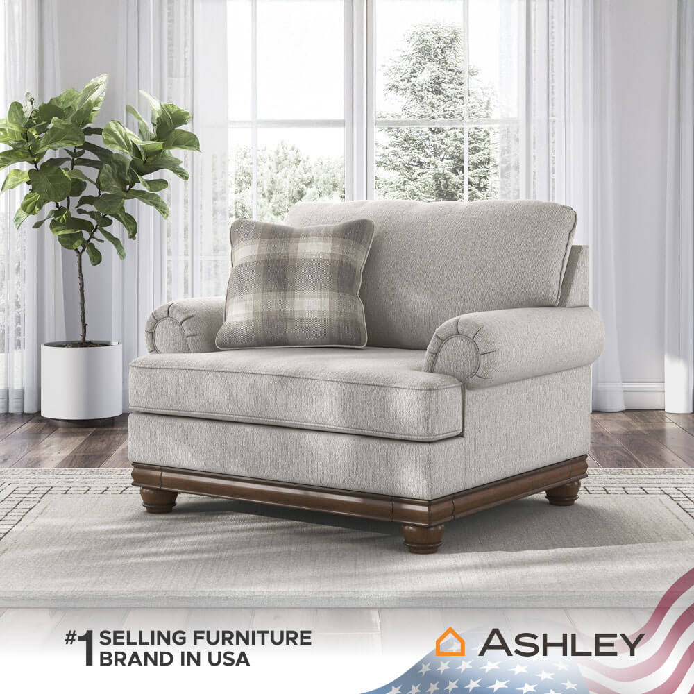 โซฟา 1 ที่นั่ง ASHLEY FURNITURE HOMESTORE รุ่น STOUGHTON/1 สีครีม