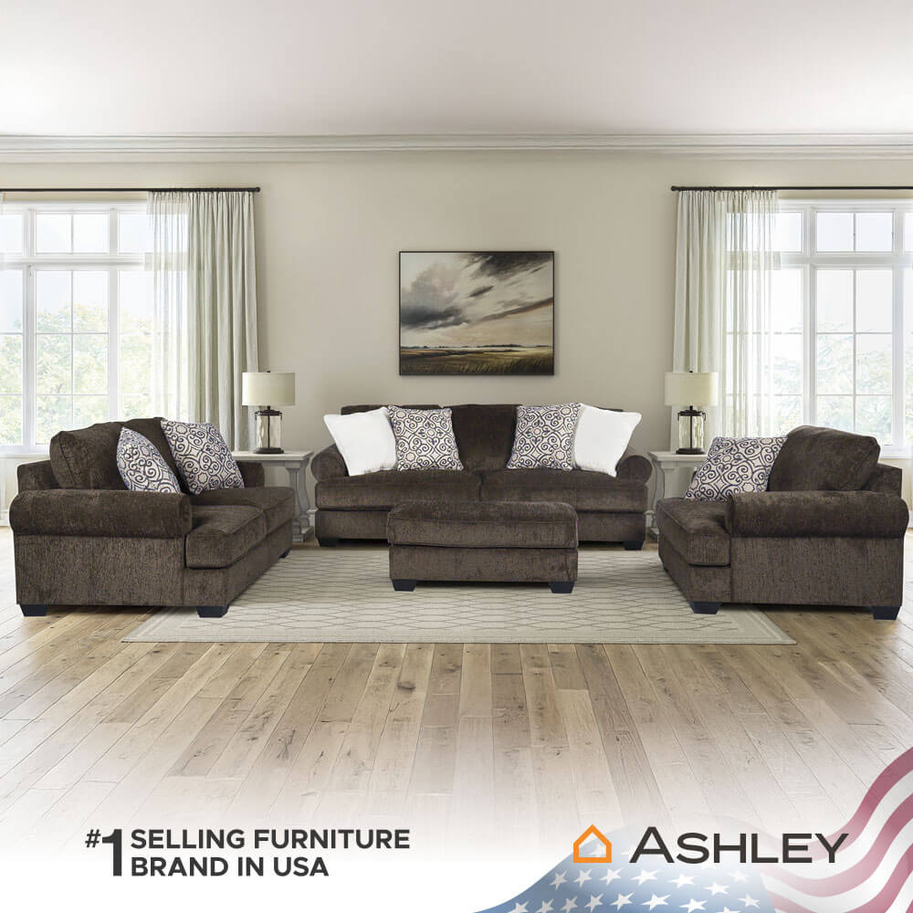 โซฟา 1 ที่นั่ง ASHLEY FURNITURE HOMESTORE รุ่น MONAGHAN-O/1 สีน้ำตาล