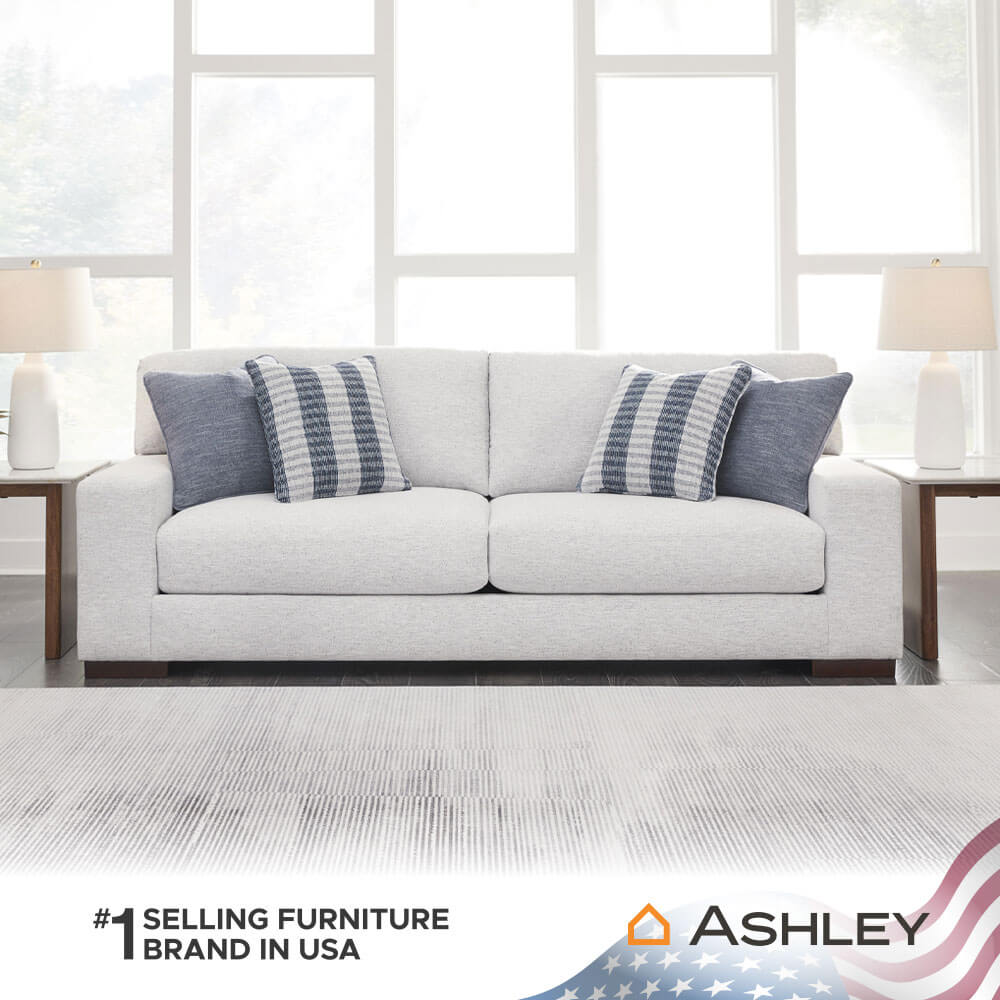 โซฟา 3 ที่นั่ง ASHLEY FURNITURE HOMESTORE รุ่น BELVOIR/3 สีขาว
