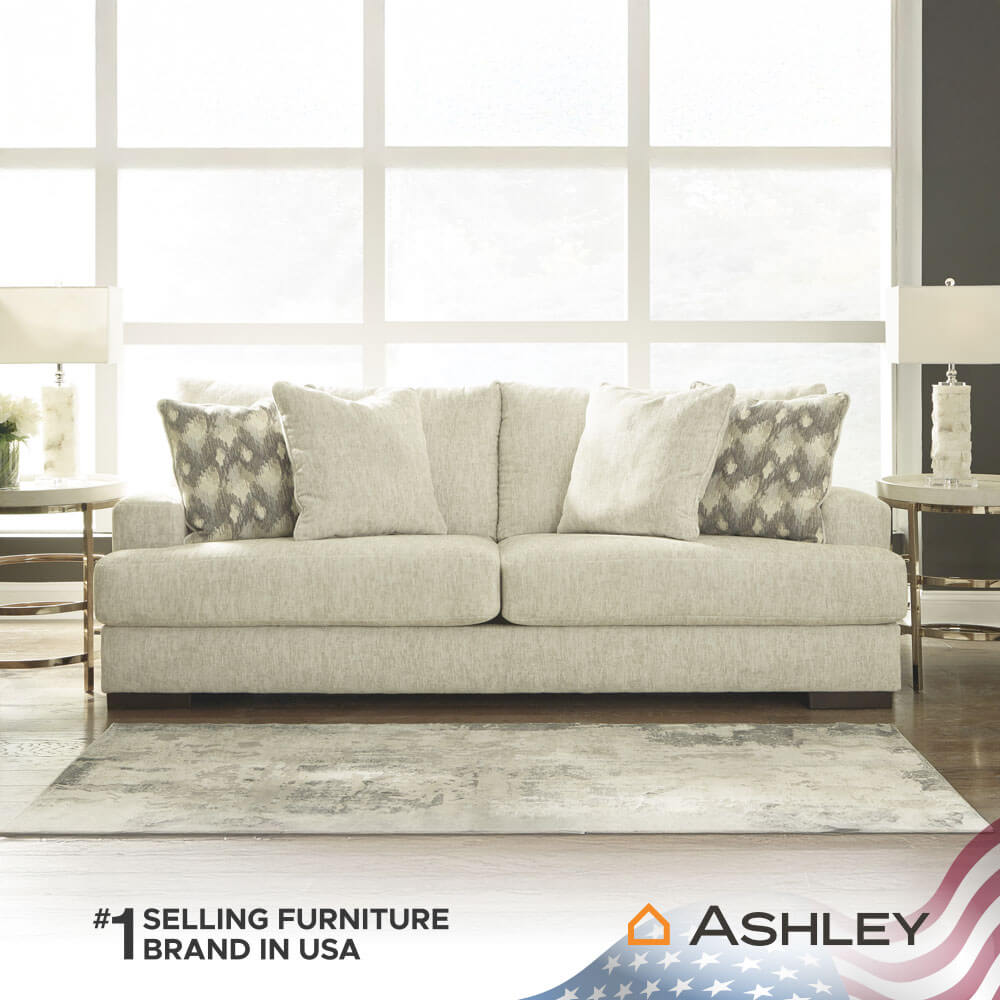 โซฟา 3 ที่นั่ง ASHLEY FURNITURE HOMESTORE รุ่น CARETTI/3 สีครีม