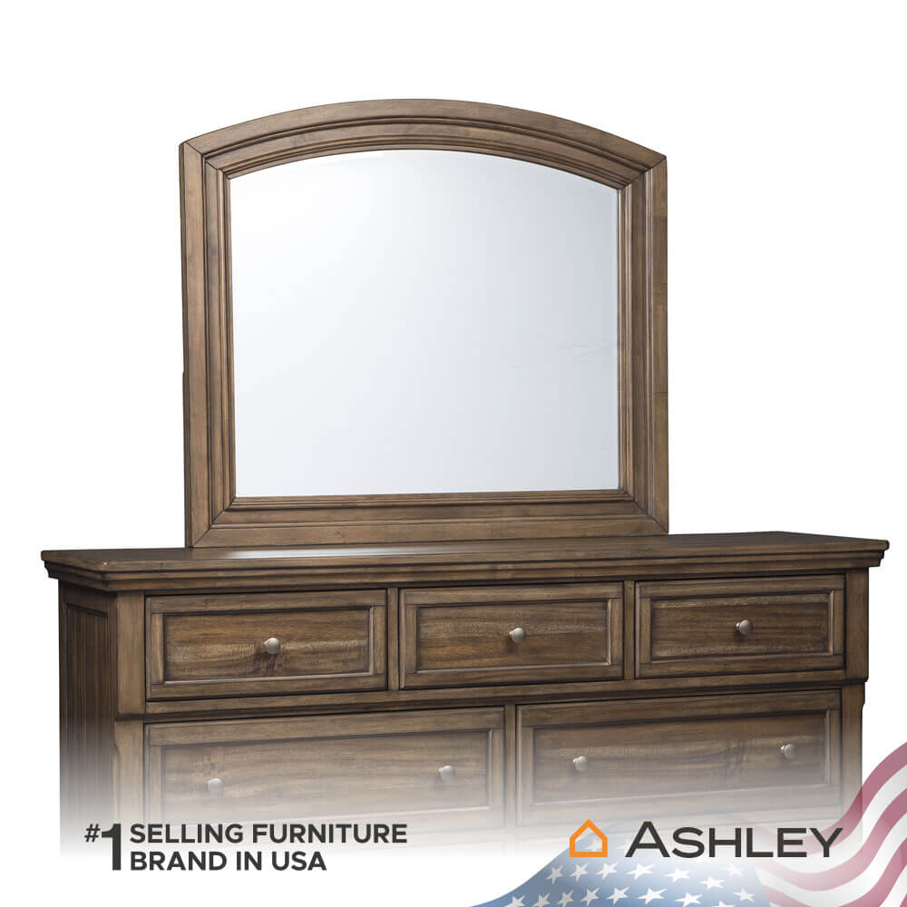 กระจกตั้งโต๊ะ ASHLEY FURNITURE HOMESTORE รุ่น FLYNNTER/107x93 สีน้ำตาล