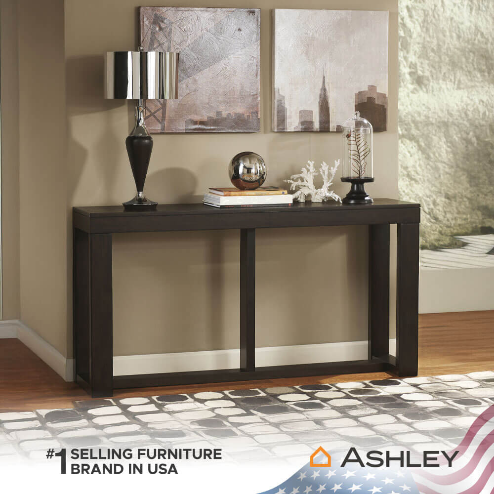 โต๊ะคอนโซล ASHLEY FURNITURE HOMESTORE รุ่น WATSON/163 สีน้ำตาลเข้ม