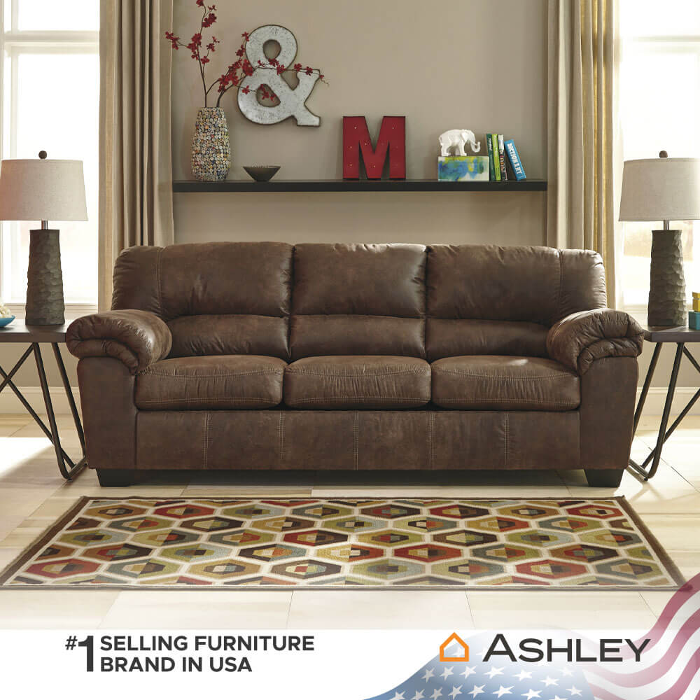 โซฟา 3 ที่นั่ง ASHLEY FURNITURE HOMESTORE รุ่น BLADEN/3 สีน้ำตาล