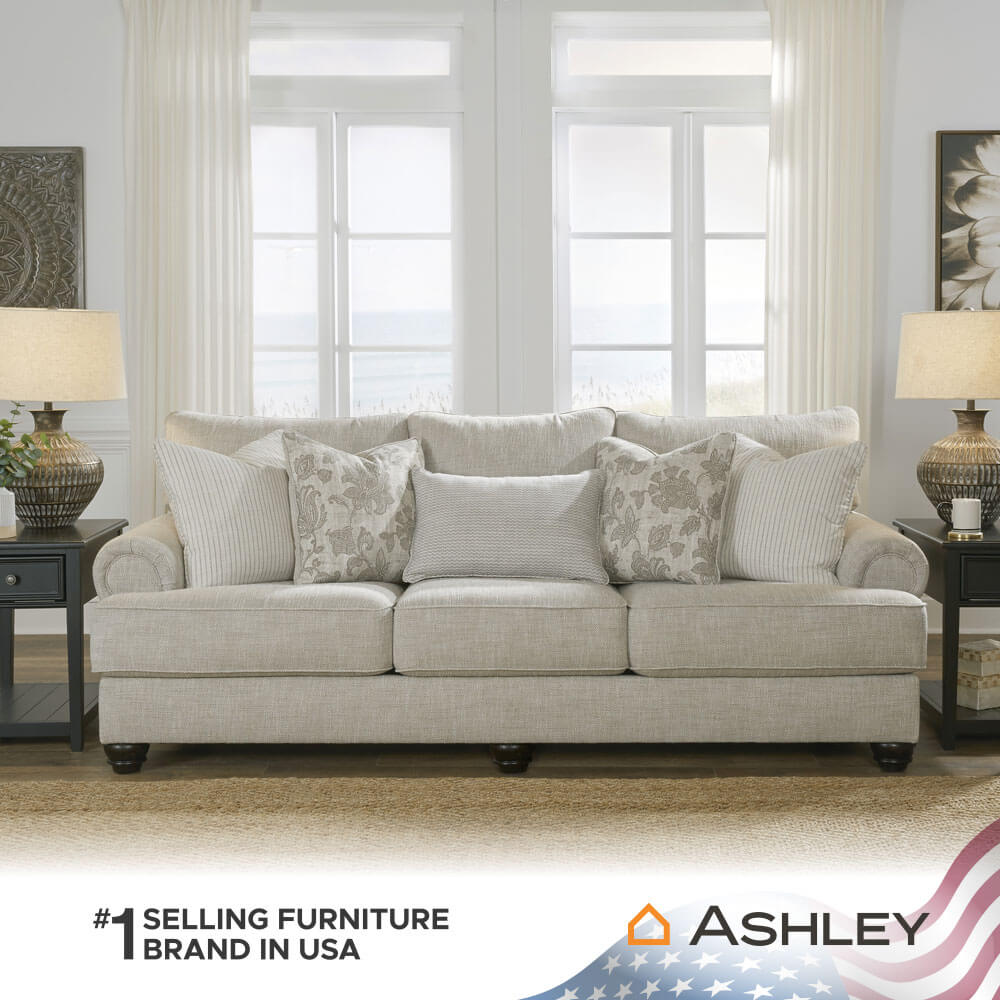 โซฟา 3 ที่นั่ง ASHLEY FURNITURE HOMESTORE รุ่น ASANTI/3 สีเบจ