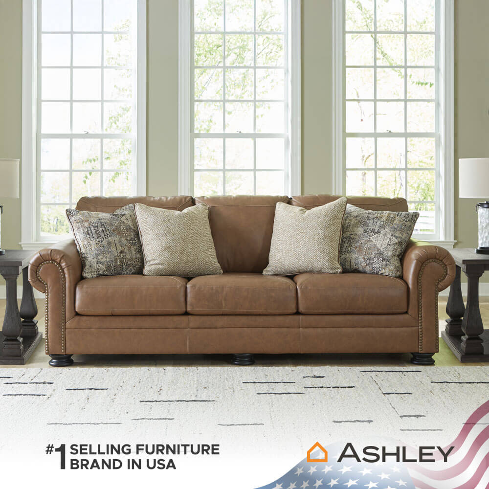 โซฟา 3 ที่นั่ง ASHLEY FURNITURE HOMESTORE รุ่น CARIANNA/3 สีน้ำตาล