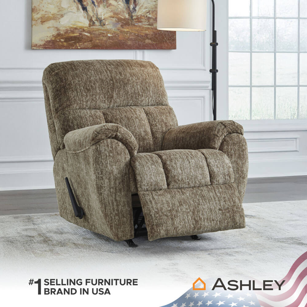 โซฟาปรับเอนนอน 1 ที่นั่ง ASHLEY FURNITURE HOMESTORE รุ่น RAMPANT/1R สีน้ำตาล