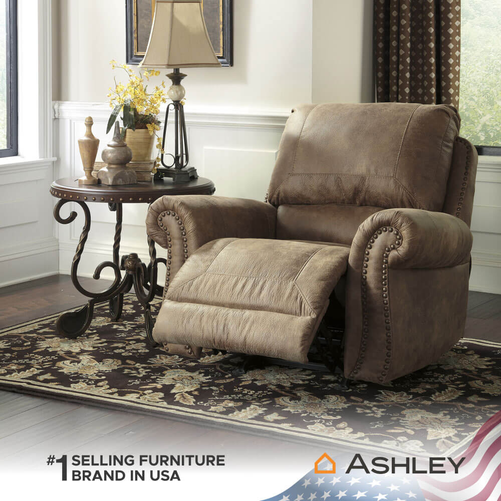 โซฟาปรับเอนนอน 1 ที่นั่ง ASHLEY FURNITURE HOMESTORE รุ่น LARKINHURST/1R สีน้ำตาล