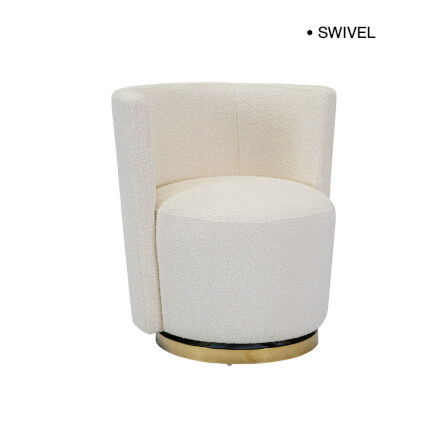 โซฟา 1 ที่นั่งแบบหมุนได้ CHIC REPUBLIC รุ่น MELLOW/1 สีครีม_0