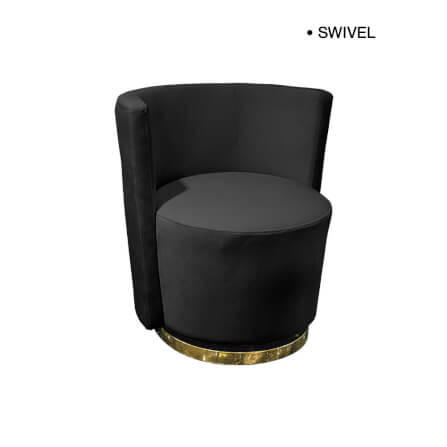 โซฟา 1 ที่นั่งแบบหมุนได้ CHIC REPUBLIC รุ่น MELLOW/1 สีเทาเข้ม_0