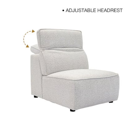 โซฟาที่นั่งเดี่ยว CHIC REPUBLIC รุ่น BEAM สีเทาอ่อน_0