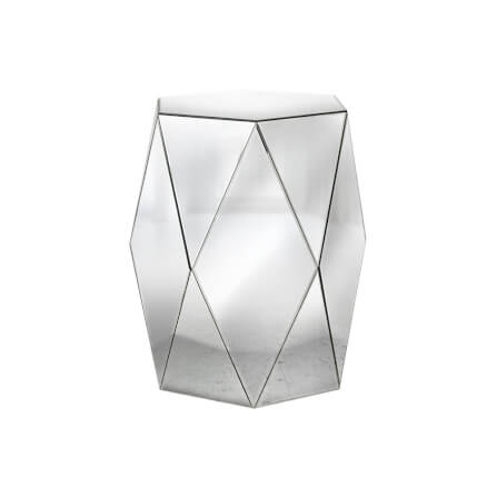โต๊ะข้าง CHIC REPUBLIC รุ่น MIRROR PLUS/46 สีเงิน_0