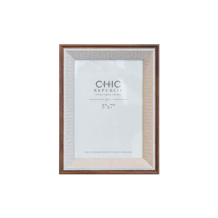 กรอบรูป CHIC REPUBLIC รุ่น AMES/5×7 สีเบจ_0