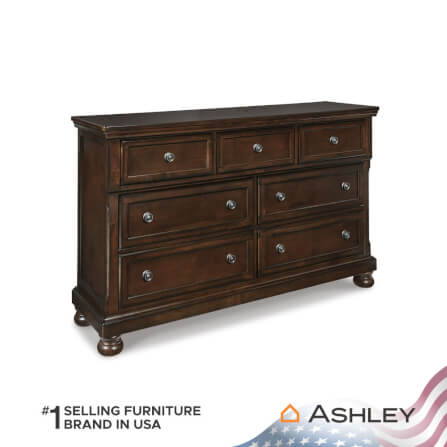 ตู้ลิ้นชัก 7 ลิ้นชัก ASHLEY FURNITURE HOMESTORE รุ่น PORTER/165 สีน้ำตาล_0