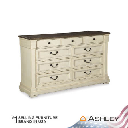 ตู้ลิ้นชัก 9 ลิ้นชัก ASHLEY FURNITURE HOMESTORE รุ่น BOLANBURG/165 สีขาววินเทจ_0