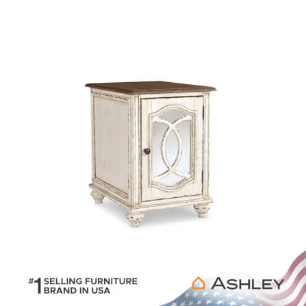 โต๊ะข้าง ASHLEY FURNITURE HOMESTORE รุ่น REALYN/45 สีขาววินเทจ_0
