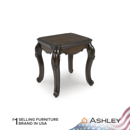 โต๊ะข้าง ASHLEY FURNITURE HOMESTORE รุ่น MAYLEE/63 ขนาด 63 ซม. สีน้ำตาลเข้ม_0