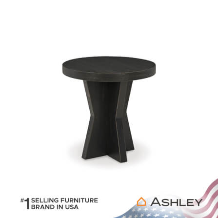 โต๊ะข้าง ASHLEY FURNITURE HOMESTORE รุ่น GALLIDEN/60 สีดำ_0