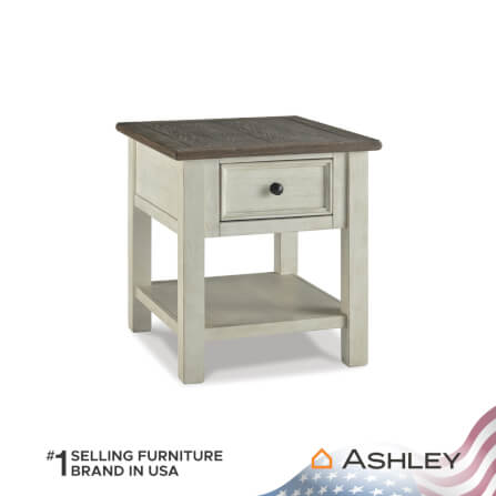 โต๊ะข้าง ASHLEY FURNITURE HOMESTORE รุ่น BOLANBURG-A/61 สีขาววินเทจ_0