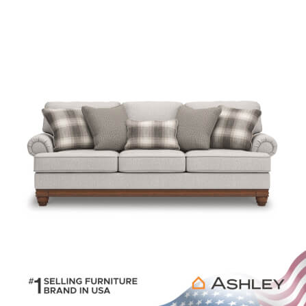 โซฟา 3 ที่นั่ง ASHLEY FURNITURE HOMESTORE รุ่น STOUGHTON/3 สีครีม_0